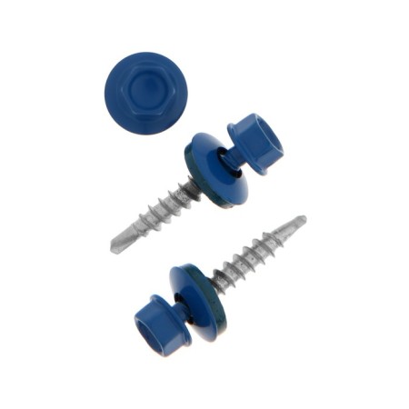 Roofing screws, Haupt 4.8x29 Ral5005 Blue 250 pcs