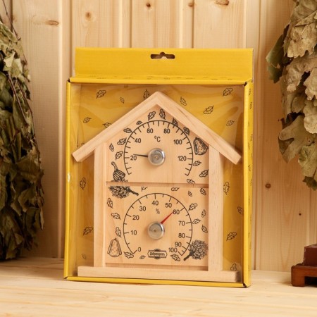 Thermometer-gigrometer "house", tree-3