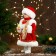 Snegurochka under the Christmas tree "Winter magic. In a lush fur coat ", 30 cm, red