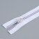 Lightning "Spiral", No. 5, detachable, castle machine, 50 cm, white/lilac color