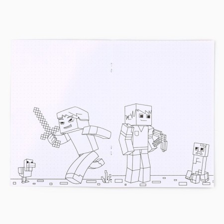 Notepad coloring A5, 8 pages "Boloved Hero"-2