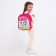 Baby backpack on lightning, 3 outer pockets, pink color