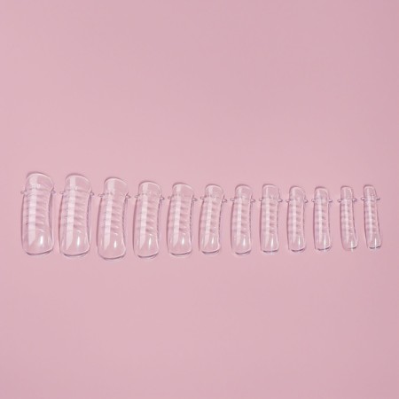 Upper forms for building in a container, C-bend, 120 pcs, transparent color-2