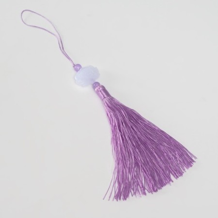 Textile suspension, plastic "Brush. Lotus" Lilac 1,2x2.7x14.5 cm-3
