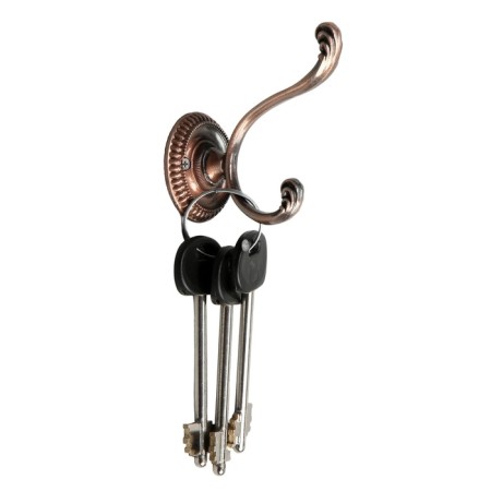 Hook furniture tundra TKD013, two -rod, copper-1