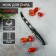 The cheese knife "Grime", blade 15 cm, black color