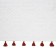 A towel with tkano essiential brushes, 610 gr, size 50x90 cm, white color
