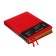 Deliciper of Leduced A5, 136 sheets in the ruler, leatherette "Nebraska", gold cut, red