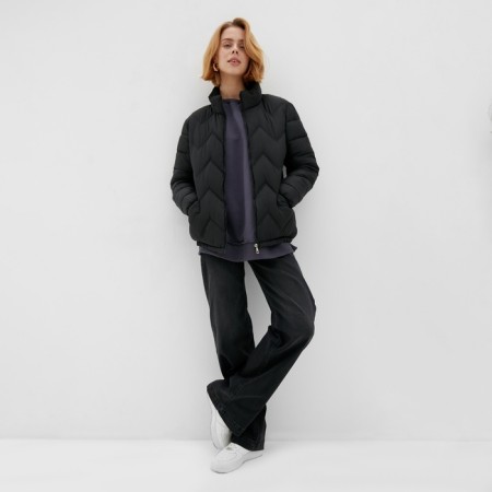 Women's jacket on the lightning collorista Black, river 50-1