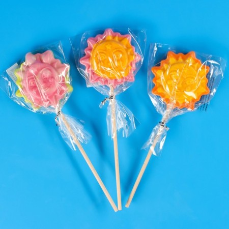 Caramel Lollice "Sun" on a stick, 30 g-1