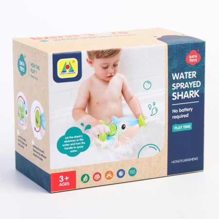 Bath toy "Shark", leerchka, sprayer-4