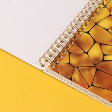 Photo album on spirals 20 sheets "My zoloto" volumetric element + 4 tabs 24x24 cm-2