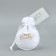 The sucker bag “You are beautiful”, beige, embossing, 9 × 12 cm