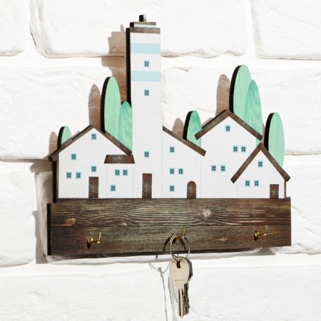 The keybox wall -mounted "houses", 22 x 17.2 cm.-3