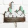 The keybox wall -mounted "houses", 22 x 17.2 cm.