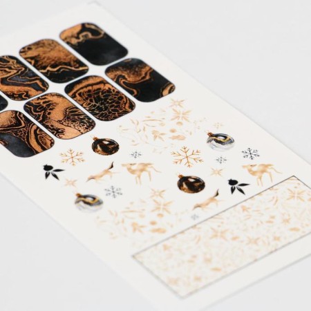 Nail stickers "gold"-2