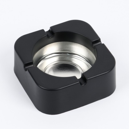 Ashtray, 9 x 9 x 3.5 cm, black-1