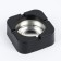 Ashtray, 9 x 9 x 3.5 cm, black