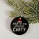 Christmas tree toy-shara for the New Year “Find yourself an antideparest”, D = 7.5 cm
