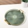Storage for storing cosmetic supplies "Green", D - 27 x 3.4 cm, green/golden color