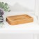Soap dish, 11.5 × 8 × 1.7 cm, bamboo