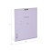 A notebook of 18 sheets in the Erichkrause line "Coverprio Pastel Classics, a plastic cover, an offset block 100% whiteness, lilac
