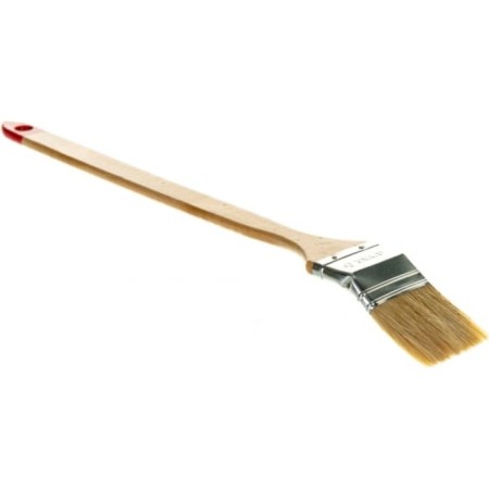 Radiator angular bison 01041-050, natural stubble, wooden handle, 50mm
