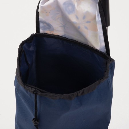 Household bag on a cart on a cord, the color is blue-4