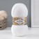 Yarn "SAL SIM" 95% acrylic, 5% metallic 460m/100g (55 white)