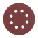 Circle of abrasive grinding under the "Velcro" tundra, perforated, 125 mm, P150, 10 pcs.