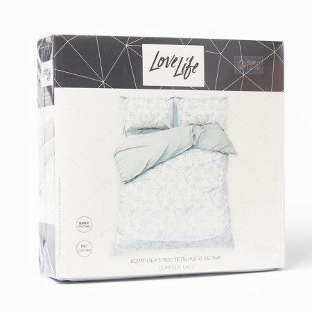 Lovelife 2PP Summer Day Lovelife Lowel 175x215cm, 200x240cm, 50x70cm-2pcs, Aard, 100% P/E, 100G/M2-4