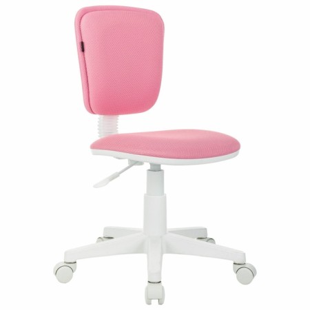 Brabix Joy MG-204W children's chair, without armrests, white plastic, pink TW-13A