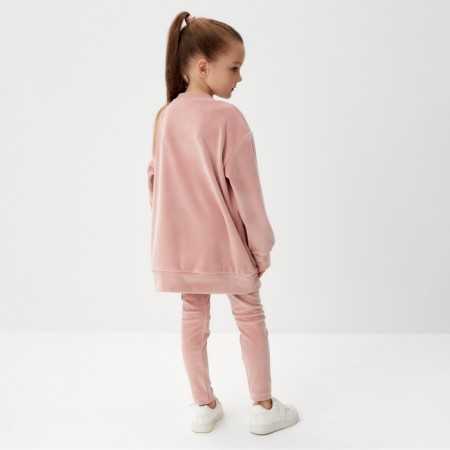 Kidshot costume (sweatshirt, leggings) KAFTAN PLUSHY R.34 (122-128), pink-8