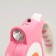 Roulette "Pigzon" with a flashlight, rubberized pen, 5 m, up to 35 kg, pink