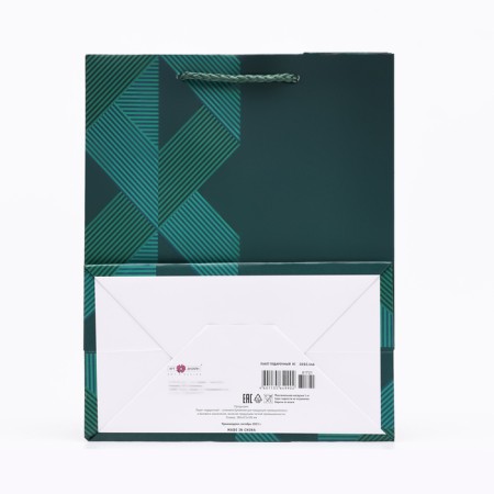 Gift Green Romb Package, 18 x 22.3 x 10 cm-1