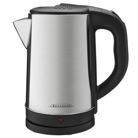 Electric Volzhanka kettle ech-002, metal, 1.8 l, 1500 watts, silver