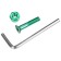 Rifles for the Dream Bike skateboard, 25 mm, green color
