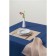 Serving napkin made of erased beige flax Essential, size 45x45 cm