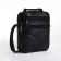 Male bag on lightning, long belt, black color