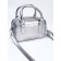 Women's bag, 20*9*12, lightning departure, belt lengths, silver