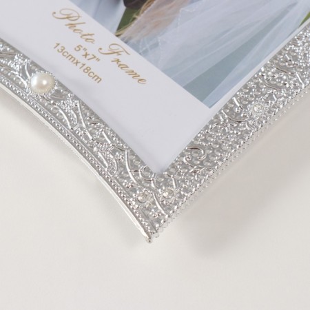 Photo frame plastic for metal 13x18 cm "Crown with pearls" 1x19x24.3 cm-2