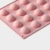 Form for baking the share “Figures. Polusfer”, silicone, 28.3 × 16.5 cm, 24 cells (D = 2.8 cm), Mix color