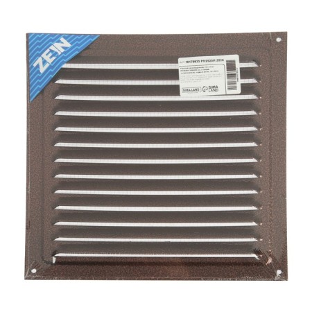 Ventilation grate Zein Lux RM2525M, 250 x 250 mm, with a grid, metal, copper-7