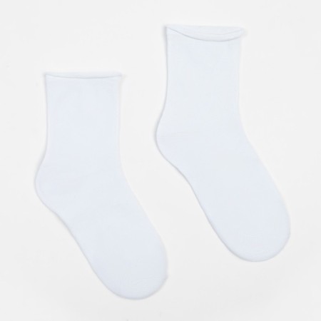 Women's socks, white color, size 36-40-1