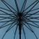 Umbrella - a semiautomatic “pastel” cane, 16 knitting needles, r = 52 cm, blue color