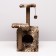 House for cats with a clawe, square, 3x-storey, 45 × 47 × 75 cm, leopard