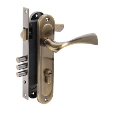 Castle of Soldress Bulat ZV 4-3.70.03.01 Nomos, with handles, 5 perforated keys, bronze color 1022612