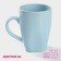 Ceramic share mug "Pastel", 280 ml, blue color