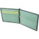 Clip for bills of n/k, 8 pockets, mint color