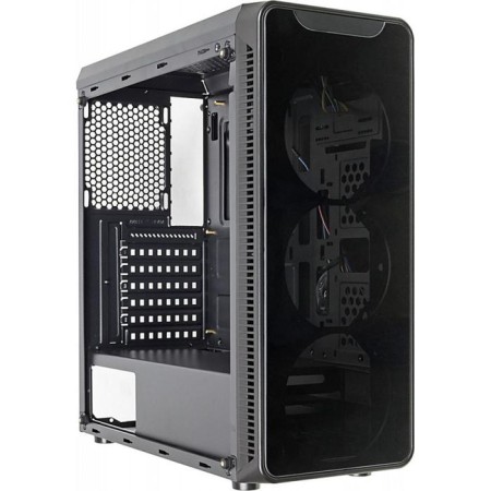 ACCORD JP-X case, without PSU, ATX, MIDI-Tower, Black